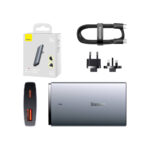 Baseus Φορτιστής με Θύρα USB-A και Θύρα USB-C και Καλώδιο USB-C 65W Γκρι (CCGP150113) (BASCCGP150113) - Image 2
