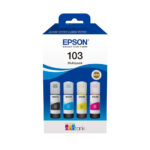 Epson 103 4 Inkjet Printer Cartridges Multipack Yellow / Cyan / Magenta / Black (C13T00S64A) (EPST00S64A) - Image 2