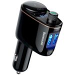Baseus Car Bluetooth Transmitter MP3 Player S-06 Black (CCHC000001) (BASCCHC000001) - Image 2