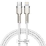 Baseus Cafule Braided USB-C to Lightning Cable 20W White1m (CATLJK-A02) (BASCATLJK-A02) - Image 2