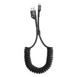 Baseus Spring-loaded cable Lightning 1m 2A Black (CALSR-01) (BASCALSR-01) - Image 2