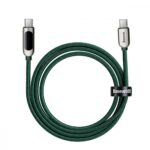 Baseus Cable USB-C to USB-C Baseus Display, 100W, 2m Green (CATSK-C06) (BASCATSK-C06) - Image 2