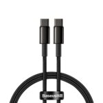 Baseus Tungsten Gold Cable Type-C to Type-C 100W 1m Black (CATWJ-01) (BASCATWJ-01) - Image 2