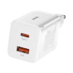Baseus Φορτιστής Χωρίς Καλώδιο με Θύρα USB-A και Θύρα USB-C 30W Power Delivery Λευκός Super Si Pro (CCSUPP-E02) (BASCCSUPP-E02) - Image 2