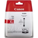 Canon Μελάνι Inkjet CLI-571BK XL Black (Blister Pack) (0331C004) (CANCLI-571BKXLBLP) - Image 2