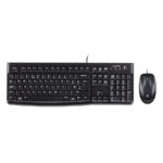 Logitech MK120 Desktop Combo US (Black, Wired) (LOGMK120US) - Image 2