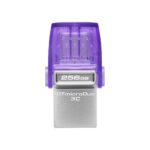 Kingston DataTraveler MicroDuo 3C 256GB USB 3.2 Stick Purple (DTDUO3CG3/256GB) (KINDTDUO3CG3-256GB)