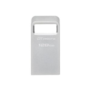 Kingston DataTraveler Micro Gen2 128GB USB 3.2 Stick Silver (DTMC3G2/128GB) (KINDTMC3G2-128GB)