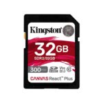 Kingston Canvas React Plus SDXC 32GB Class 10 U3 V90 UHS-II (SDR2/32GB) (KINSDR2-32GB) - Image 2