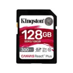 Kingston Canvas React Plus SDXC 128GB Class 10 U3 V90 UHS-II (SDR2/128GB) (KINSDR2-128GB)