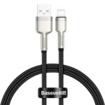 Baseus Braided USB to Lightning Cable Μαύρο 2m  (CALJK-B01) (BASCALJK-B01) - Image 2