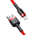 Baseus Cafule Braided USB to Lightning Cable Κόκκινο 3m  (CALKLF-R09) (BASCALKLF-R09) - Image 2