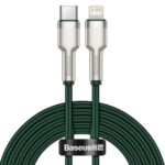 Baseus Cafule Metal Braided USB-C to Lightning Cable 20W Green 1m (CATLJK-A06) (BASCATLJK-A06) - Image 2