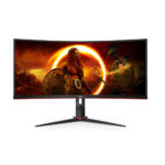 AOC CU34G2XP/BK Curved Ultra Wide Gaming Monitor 34'' (CU34G2XP/BK) (AOCCU34G2XPBK) - Image 2