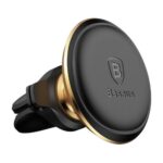 Baseus Magnetic Air Vent Car Mount Holder With Cable Clip Gold (C40141201G13-00) (BASC40141201G13-00) - Image 2
