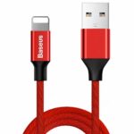 Baseus Yiven Lightning Cable 180 Cm 2a Red (CALYW-A09) (BASCALYW-A09) - Image 2
