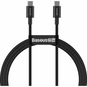 Baseus Superior Series Cable USB-C to USB-C, 100W, 1m (black) (CATYS-B01) (BASCATYS-B01)