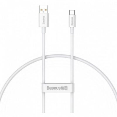 Baseus Cable USB do USB-C Superior 100W 0.25m (white) (P10320102214-00) (BASP10320102214-00)