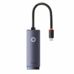 Baseus Network adapter Lite Series USB-C to RJ45 (grey) (WKQX000313) (BASWKQX000313) - Image 2
