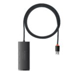 Baseus Hub 4in1 Lite Series USB To 4x USB 3.0, 1m Black (WKQX030101) (BASWKQX030101) - Image 2
