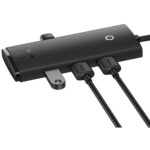 Baseus HUB  Adapter 4-Port USB-C OS-Lite 25cm (Black) (WKQX080101) (BASWKQX080101) - Image 2