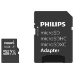 Philips microSDHC 16GB Class 10 U1 V10 A1 UHS-I με αντάπτορα (FM16MP45B/00) (PHIFM16MP45B-00) - Image 2