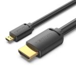 VENTION Micro HDMI to HDMI 4K HD Cable 1.5M Black (AGIBG) (VENAGIBG) - Image 2