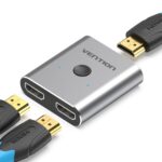 VENTION 2-Port HDMI Bi-Direction Switcher Silver (AFUH0) (VENAFUH0) - Image 2