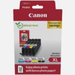 Canon Μελάνι Inkjet CLI-551XL CMYK Photo Value Pack (6443B008) (CANCLI-551XLPVP) - Image 2