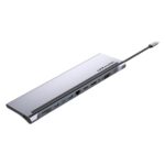 VENTION Type-C to DisplayPort/HDMI/VGA/USB-C Gen 1/USB 3.0x2/USB 2.0/RJ45/SD/TF/TRRS 3.5mm/PD 100W Docking Station 0.25M Gray Metal Type (THSHC) (VENTHSHC) - Image 2