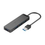 VENTION 4-Port USB 3.0 Hub with Power Supply 1M Black (CHLBF) (VENCHLBF) - Image 2