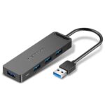 VENTION 4-Port USB 3.0 Hub with Power Supply 0.5M Black (CHLBD) (VENCHLBD) - Image 2