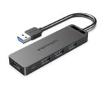 VENTION 4-Port USB 3.0 Hub with Power Supply 0.15M Black (CHLBB) (VENCHLBB) - Image 2