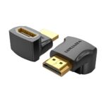 VENTION HDMI 270° Male to Female Adapter Black (AINB0) (VENAINB0) - Image 2