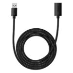 Baseus USB 3.0 Extension cable  male to female AirJoy Series 2m black (B00631103111-03) (BASB00631103111-03) - Image 2