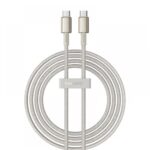 Baseus Cable USB-C to USB-C  Gold 100W 2m (P10319800G21-01) (BASP10319800G21-01) - Image 2