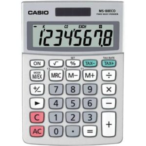 CASIO MS-88ECO 8-DIGIT CALCULATOR (MS-88ECO) (CASMS-88ECO)