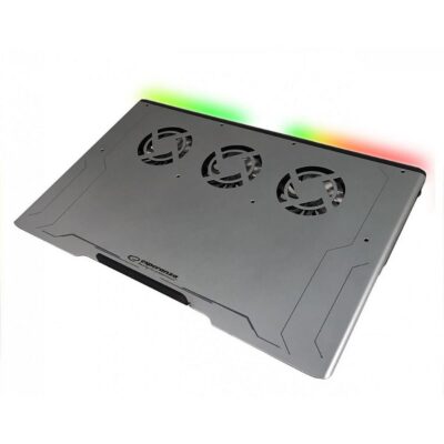 Esperanza Boreas Βάση Στήριξης για Laptop έως 19" με 3 Ανεμιστήρες και Φωτισμό Γκρι (EGC108) (ESPEGC108)