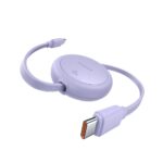 Baseus Free2Pull Mini USB-C to USB-C 60W USB Cable 1m Purple (P10364500511-01) (BASP10364500511-01) - Image 2