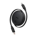 Baseus Free2Pull Mini USB-C to USB-C USB Cable 60W. 1. Black (P10364500111-01) (BASP10364500111-01) - Image 2