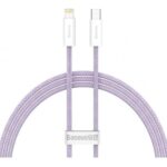 Baseus Καλώδιο USB-C σε Lightning Dynamic Series 20W 1m Μοβ (CALD000005) (BASCALD000005) - Image 2