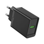 VENTION USB Wall Charger (18W) EU Black (FABB0-EU) (VENFABB0-EU) - Image 2