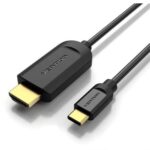 VENTION Type-C to HDMI Cable 1.5M Black (CGUBG) (VENCGUBG) - Image 2