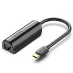 VENTION Type-C to Gigabit Ethernet Adapter 0.15M Black (CFBBB) (VENCFBBB) - Image 2