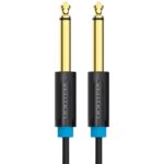 VENTION 6.5mm Male to Male Audio Cable 2M Black (BAABH) (VENBAABH) - Image 2