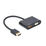 Gembird Μετατροπέας HDMI male σε HDMI / VGA female (A-HDMIM-HDMIFVGAF-01) (GEMA-HDMIM-HDMIFVGAF-01) - Image 2