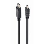 Cablexpert Cable DisplayPort male - HDMI male 3m (CC-DP-HDMI-3M) (GEMCC-DP-HDMI-3M)