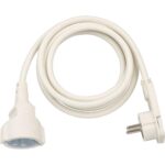 Brennenstuhl Καλώδιο Προέκτασης με Επίπεδο Φις 2m/ H05VV-F/ 3G1,5 White (1168980220) (BNN1168980220) - Image 2
