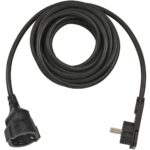 Brennenstuhl Καλώδιο Προέκτασης με Επίπεδο Φις 5m/ H05VV-F/ 3G1,5 Black (1168980050) (BNN1168980050) - Image 2