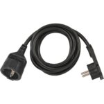 Brennenstuhl Καλώδιο Προέκτασης με Επίπεδο Φις 2m/ H05VV-F/ 3G1,5 Black (1168980020) (BNN1168980020) - Image 2